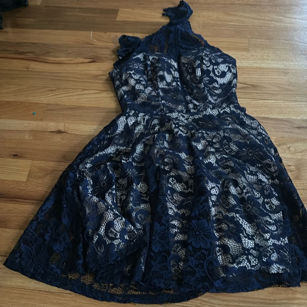 Lace mini dress